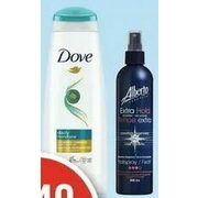 Alberto Styling or Dove Hair Care Products - $4.49