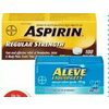 Aspirin Tablets Or Aleve Pain Relief Products - Up to 15% off
