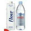 Flow Alkaline, Glaceau Smart or Evian Spring Water - 2/$4.50