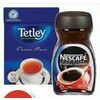 Tetley Tea or Nescafe Instant Coffee - $4.99