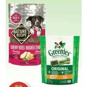 Nature's Recipe Chewy Bites Or Greenies Dental Dog Treats - Up to 20% off