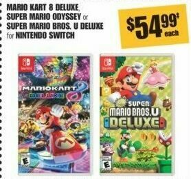 New Super Mario Bros. U Deluxe + Mario Kart 8 Deluxe, Nintendo Switch