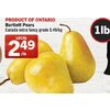Bartlett Pears - $2.49/lb
