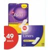 Life Brand Liners or Pads - $6.49